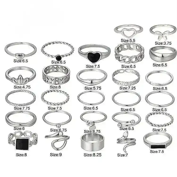 Set x27 Anillos Coral REF: D13 4