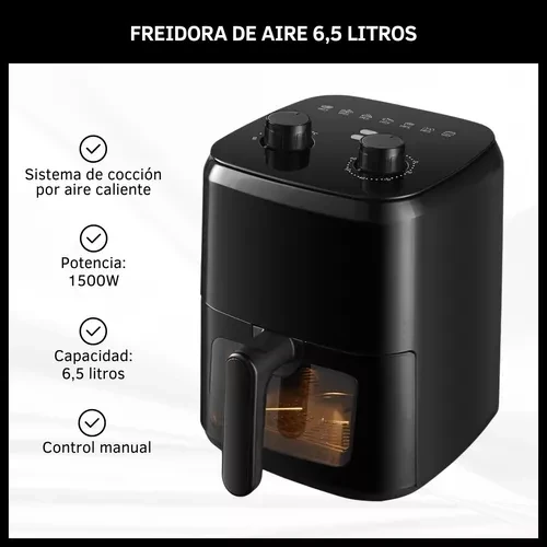 FREIDORA de Aire DINAX 6.5L 1400W 