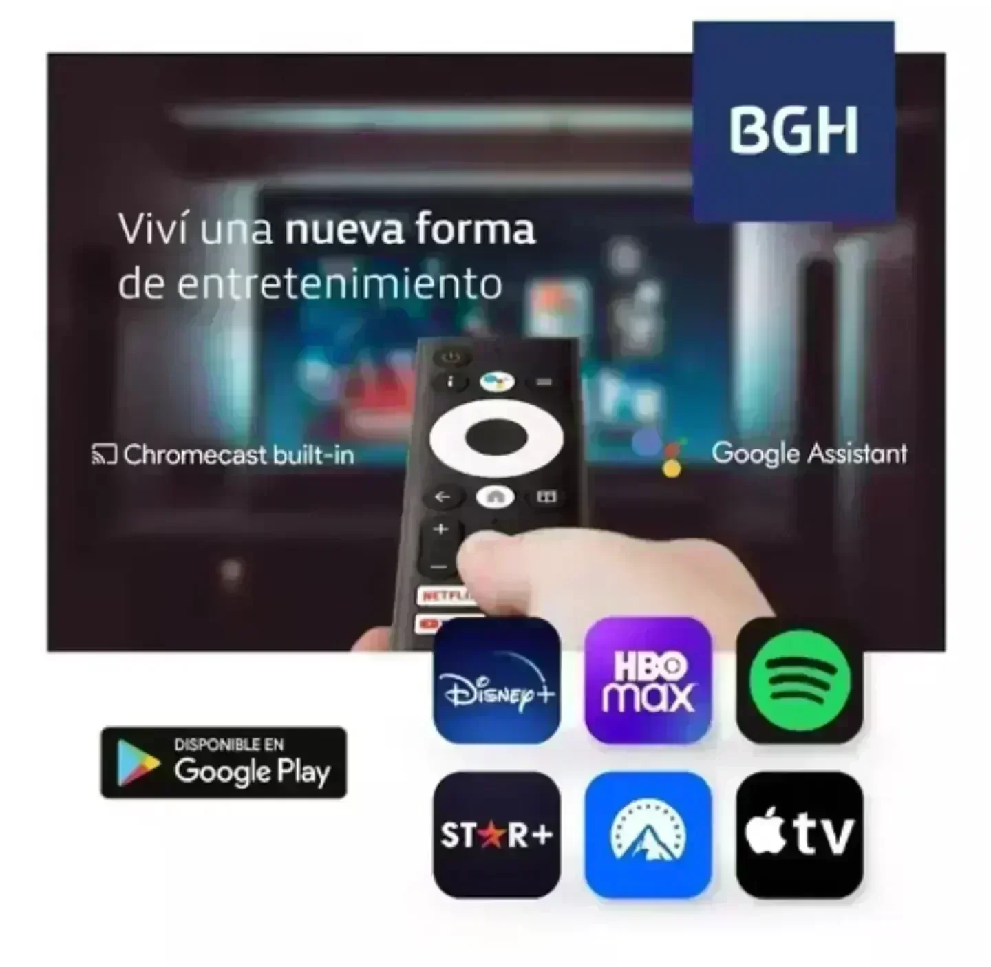 Smart Tv BGH C/Android 50" 2
