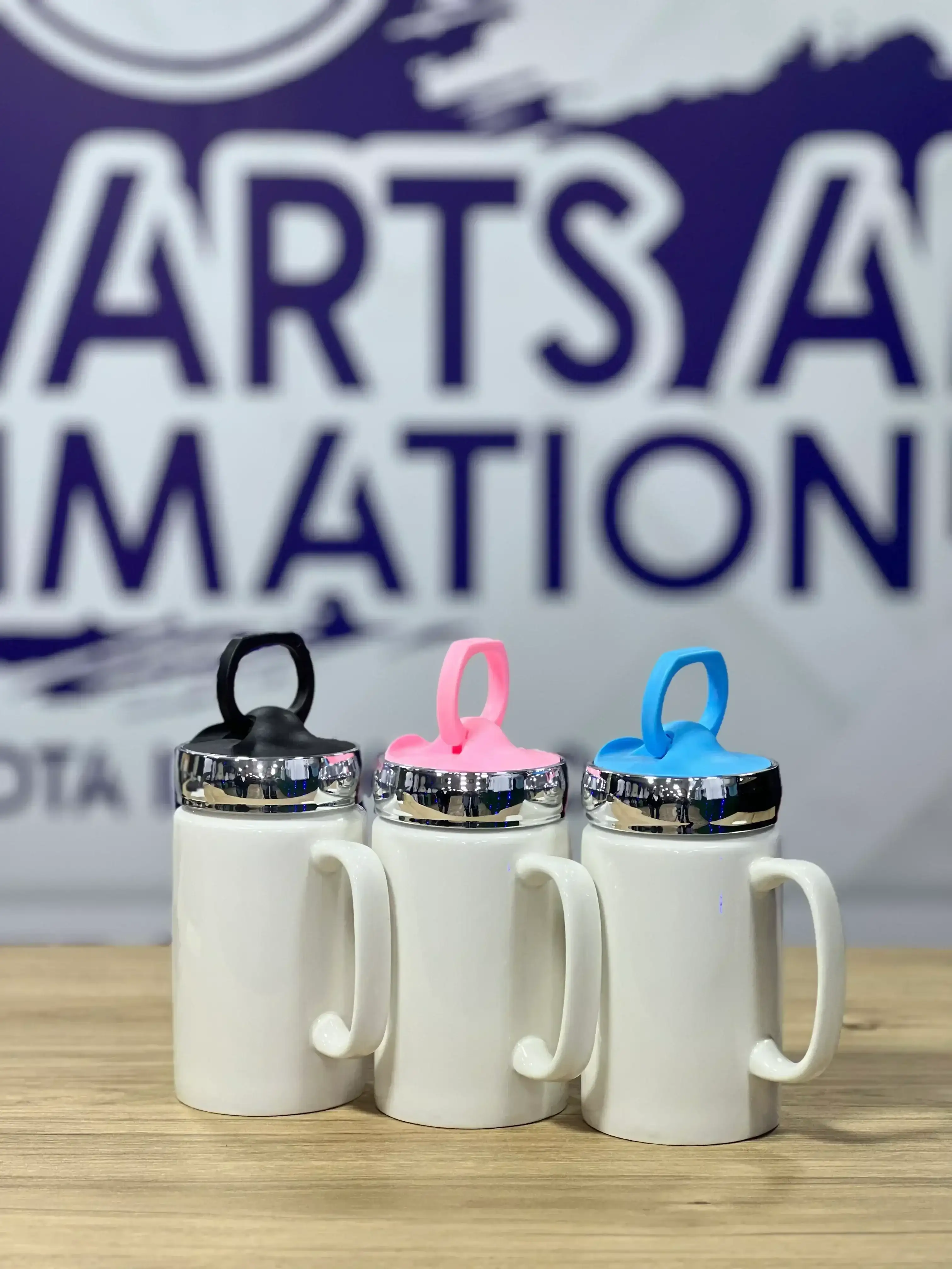 MUG BLANCO TAPA CELULAR