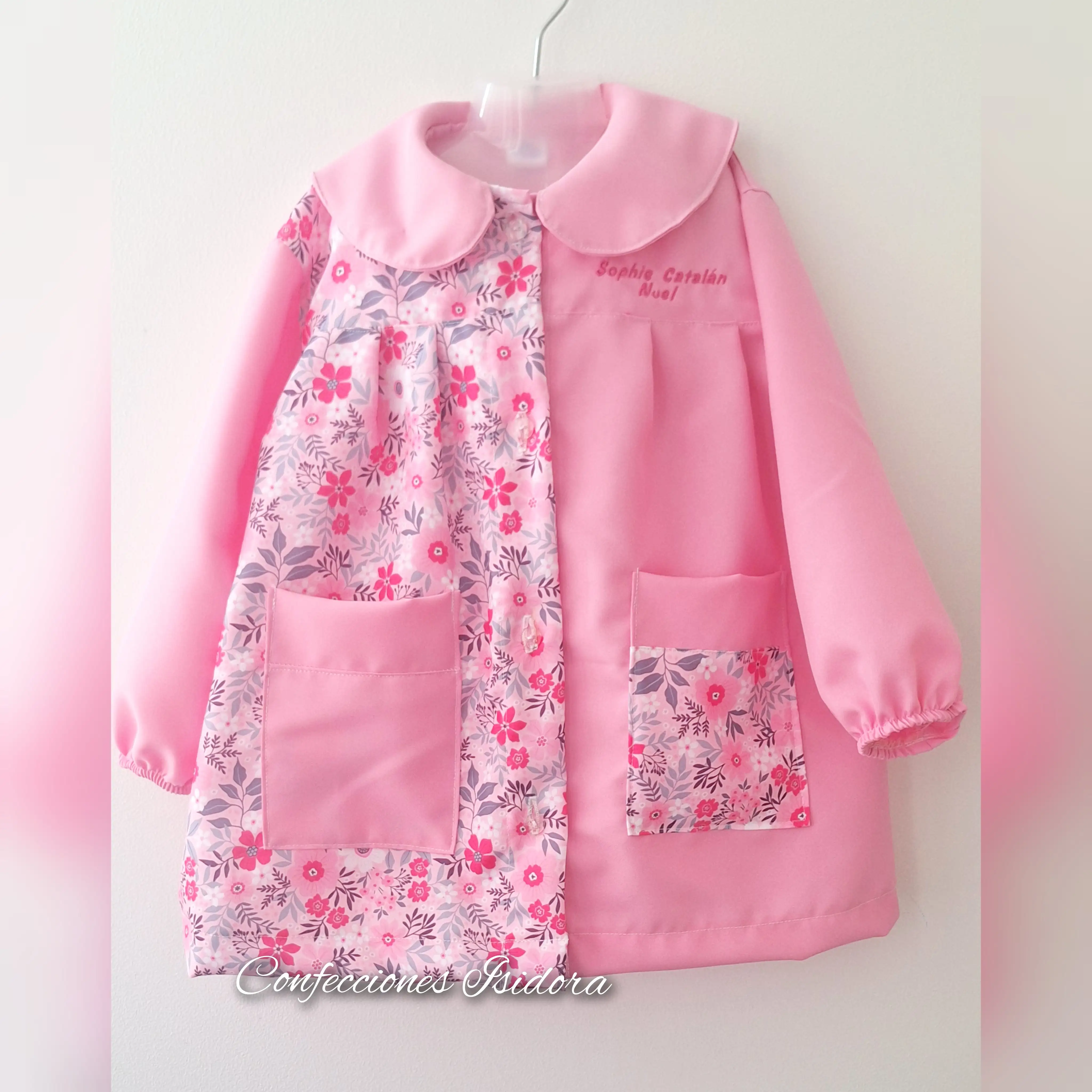 Delantal flores  2