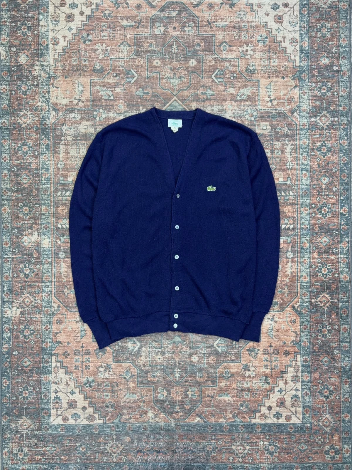 VINTAGE IZOD LACOSTE CARDIGAN 2