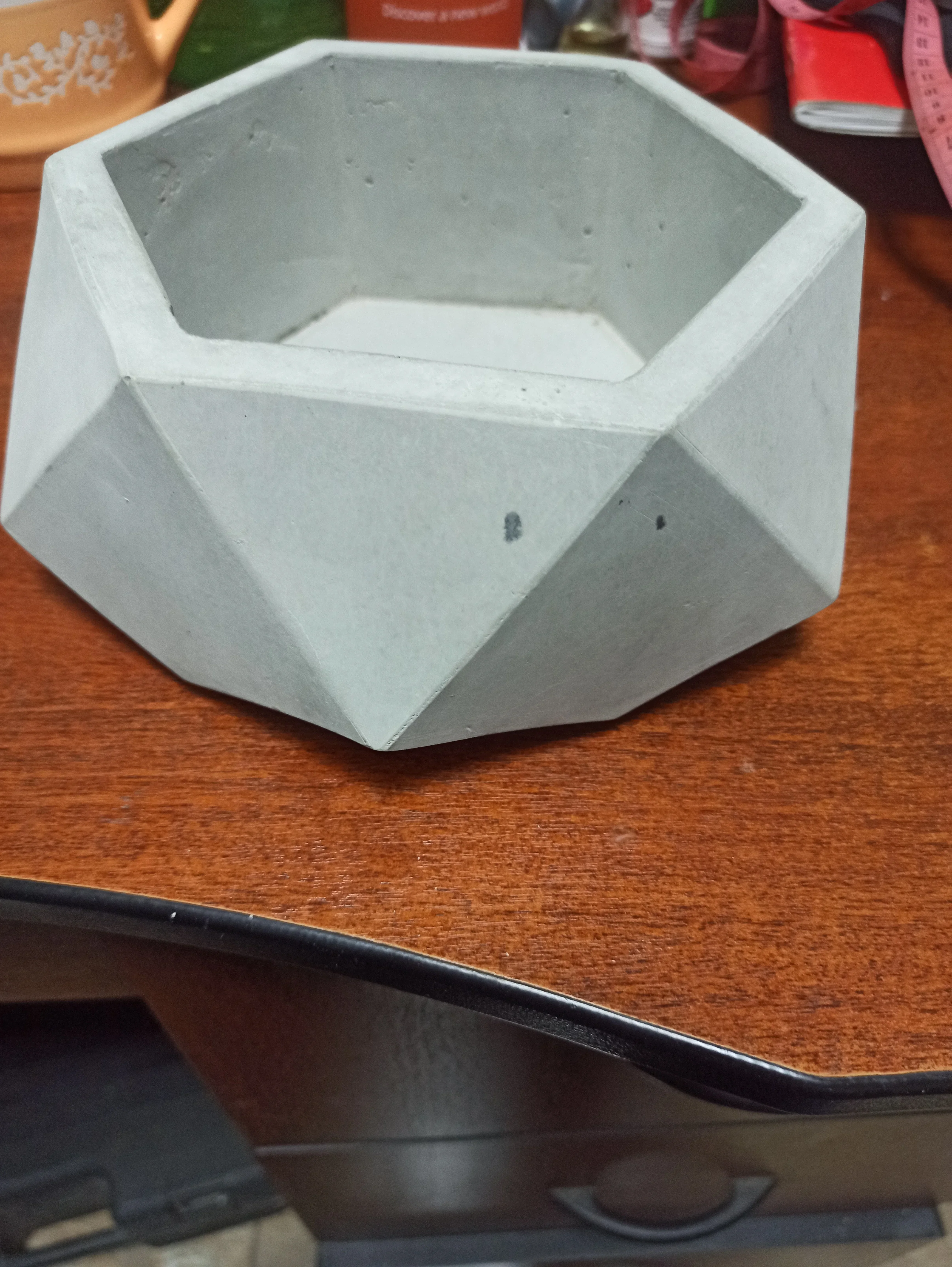 Maceta grande geométrica diamante g xl 2