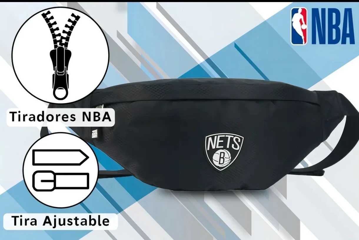 Riñonera NBA NETS NEGRO 2