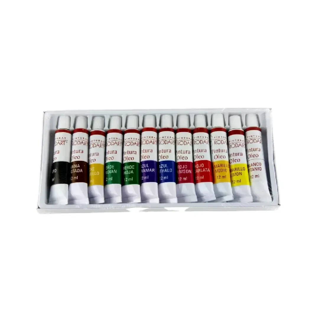 Pinturas al oleo estuche con 12 3