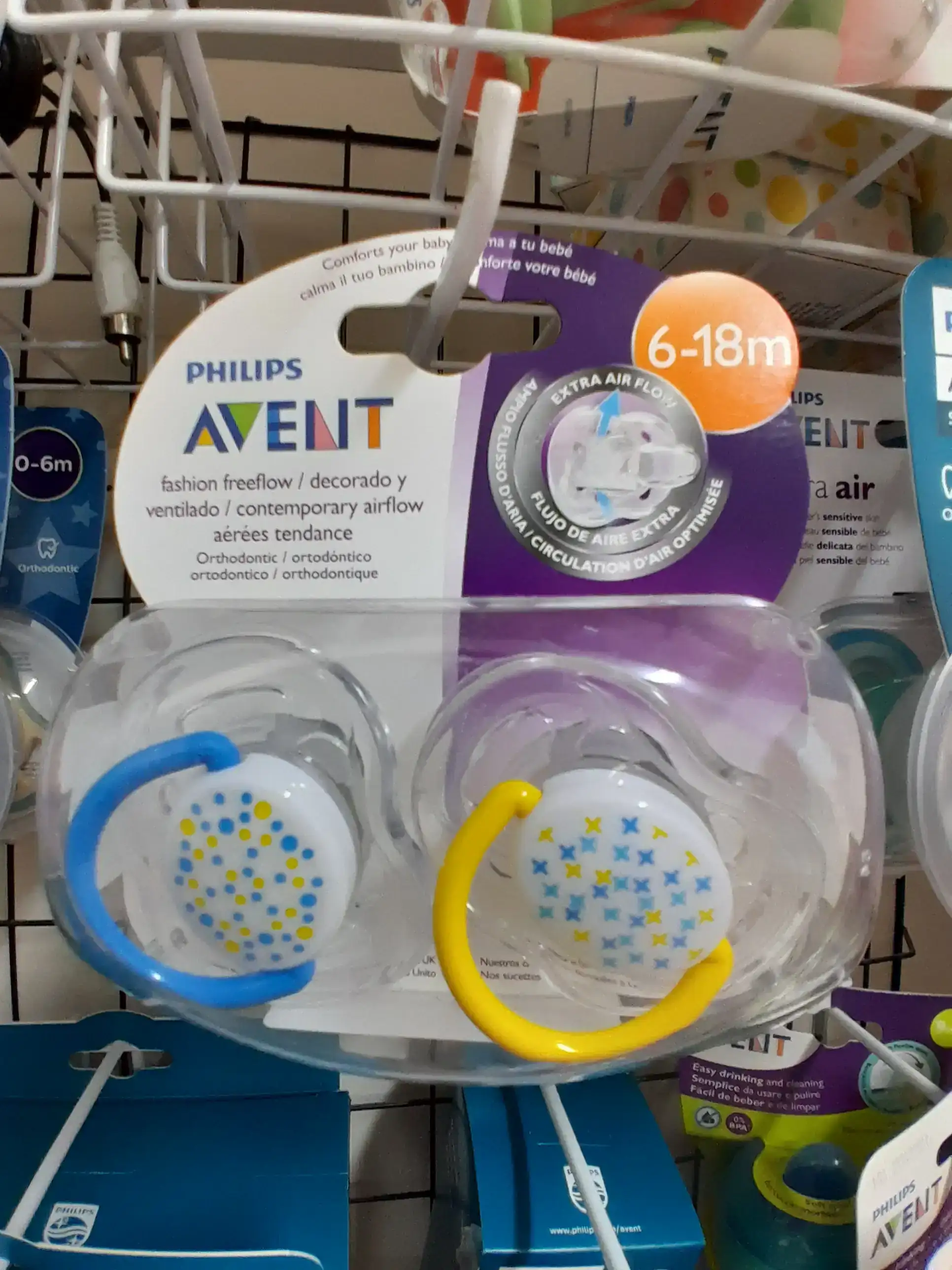 AVENT DE 6 A 18 MESES CHUPETE CLASIC 6-18 DECO VARON X2 