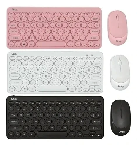 COMBO MOUSE + TECLADO INALAMBRICO DINAX  2