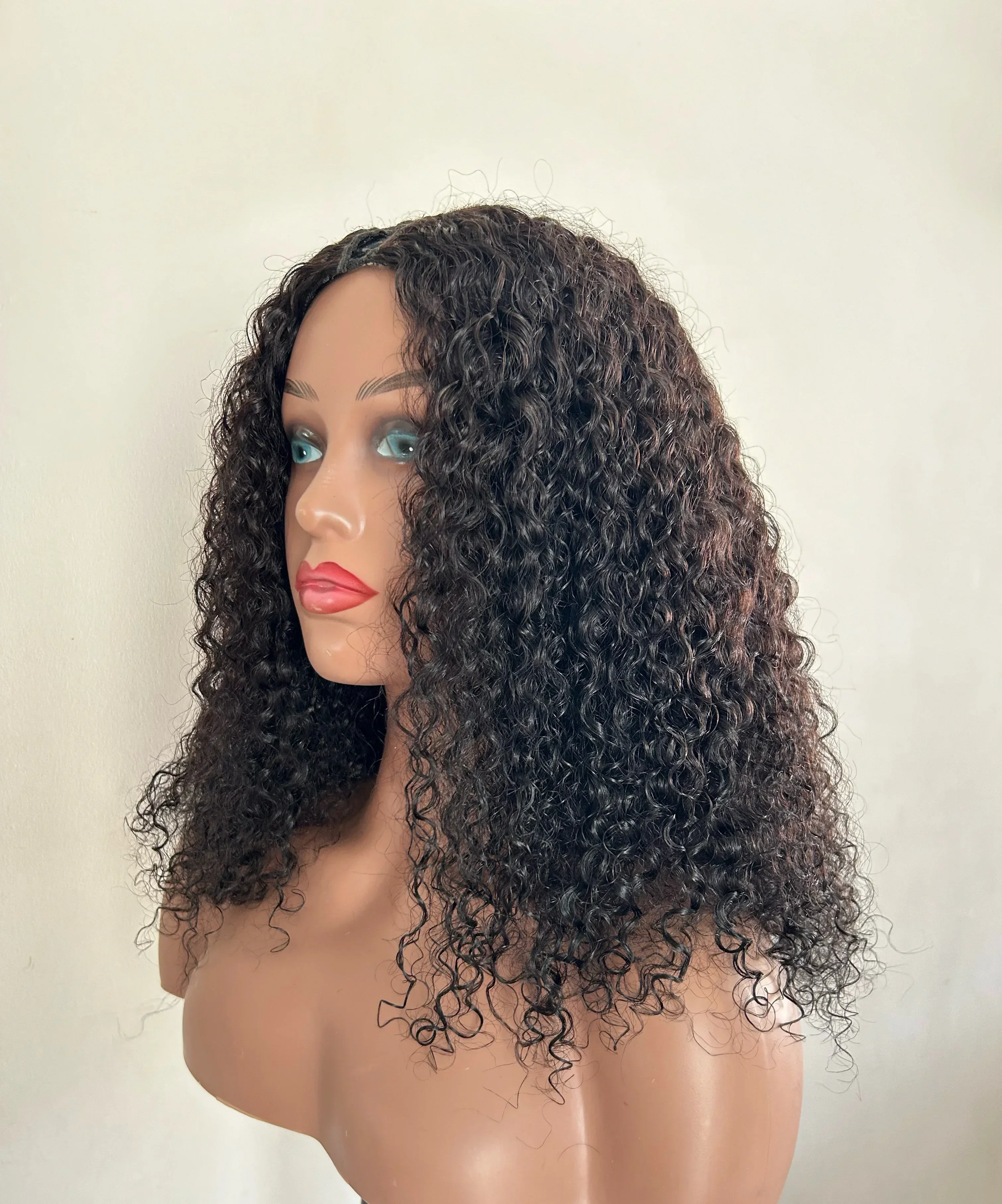 Peluca en V kinky curly de 16” 5