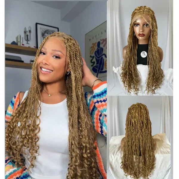 MOÑOS, PELUCAS DE TRENZAS AFRO