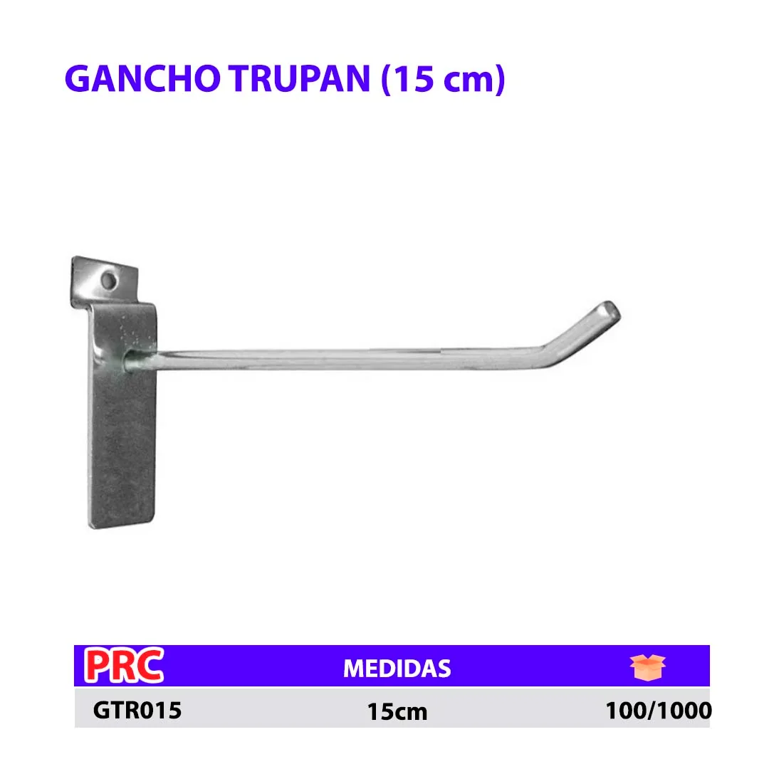 GANCHO TRUPAN 15 CM*