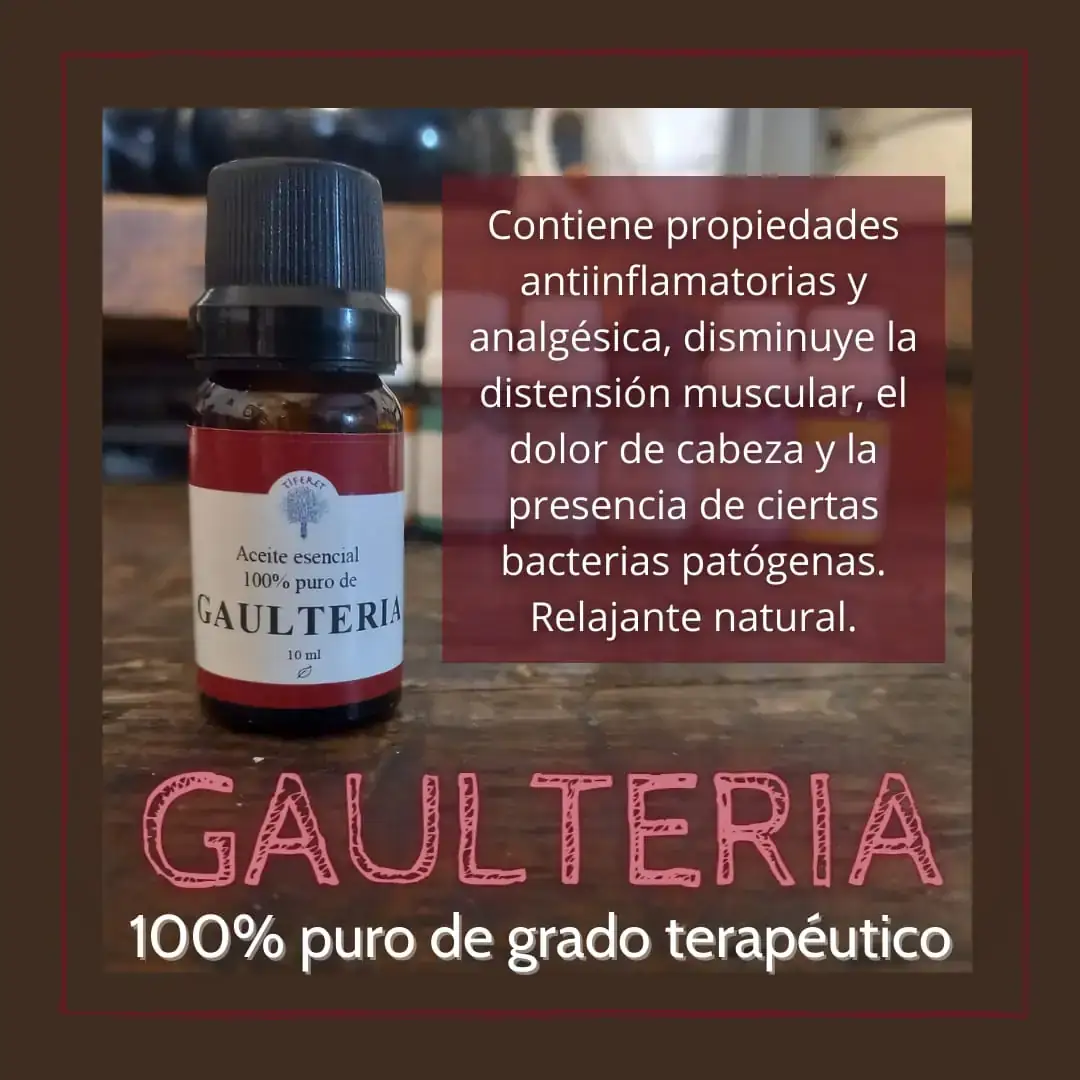 Aceite esencial de Gaulteria 10, 30 y 100 ml
