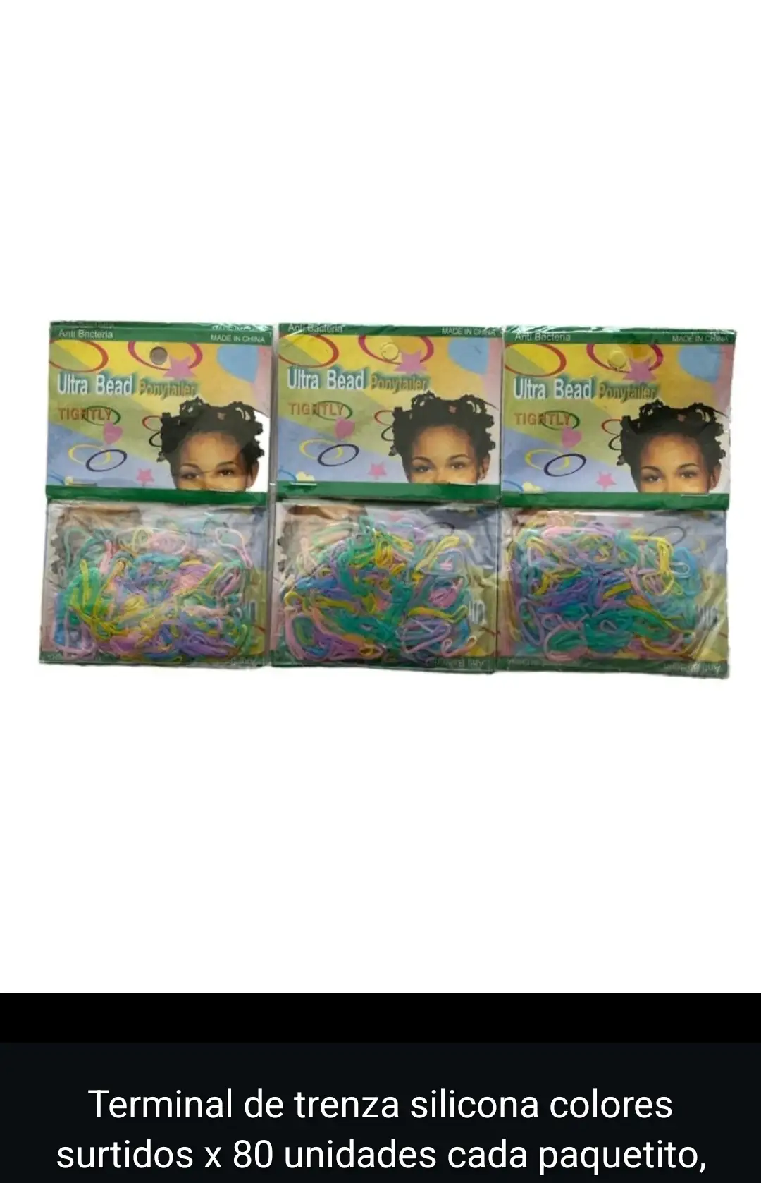 Terminal de trenzas x 80 gomitas  Oferta 3 Paquetes x $1,000