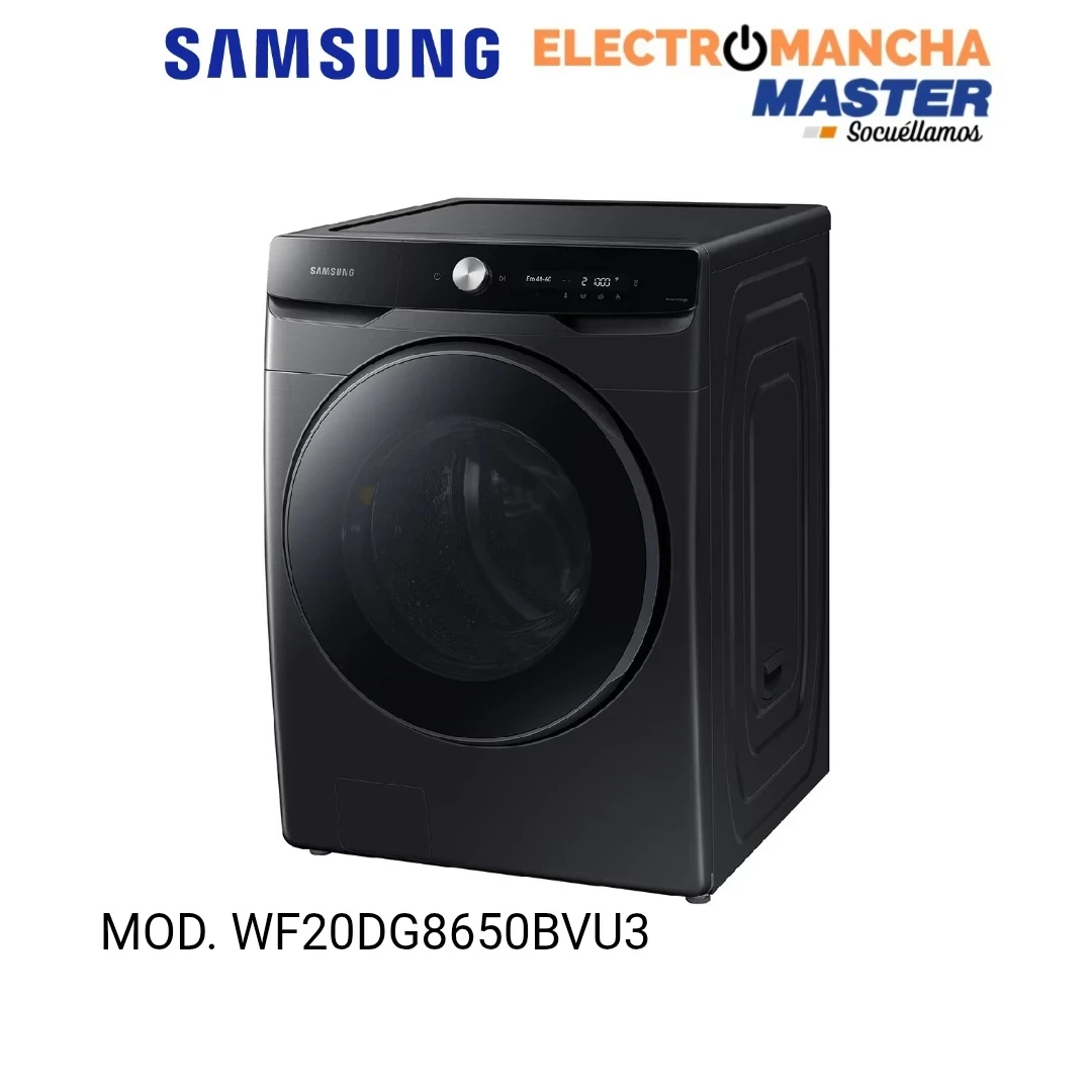LAVADORA SAMSUNG WF20DG8650BVU3 20 KILOS 1000 RPM CLASE A 3