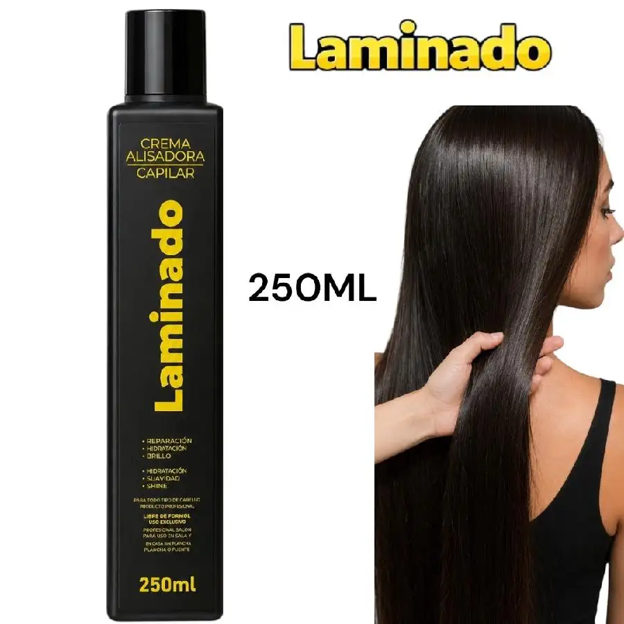 Crema alisadora capilar 250ml laminado 