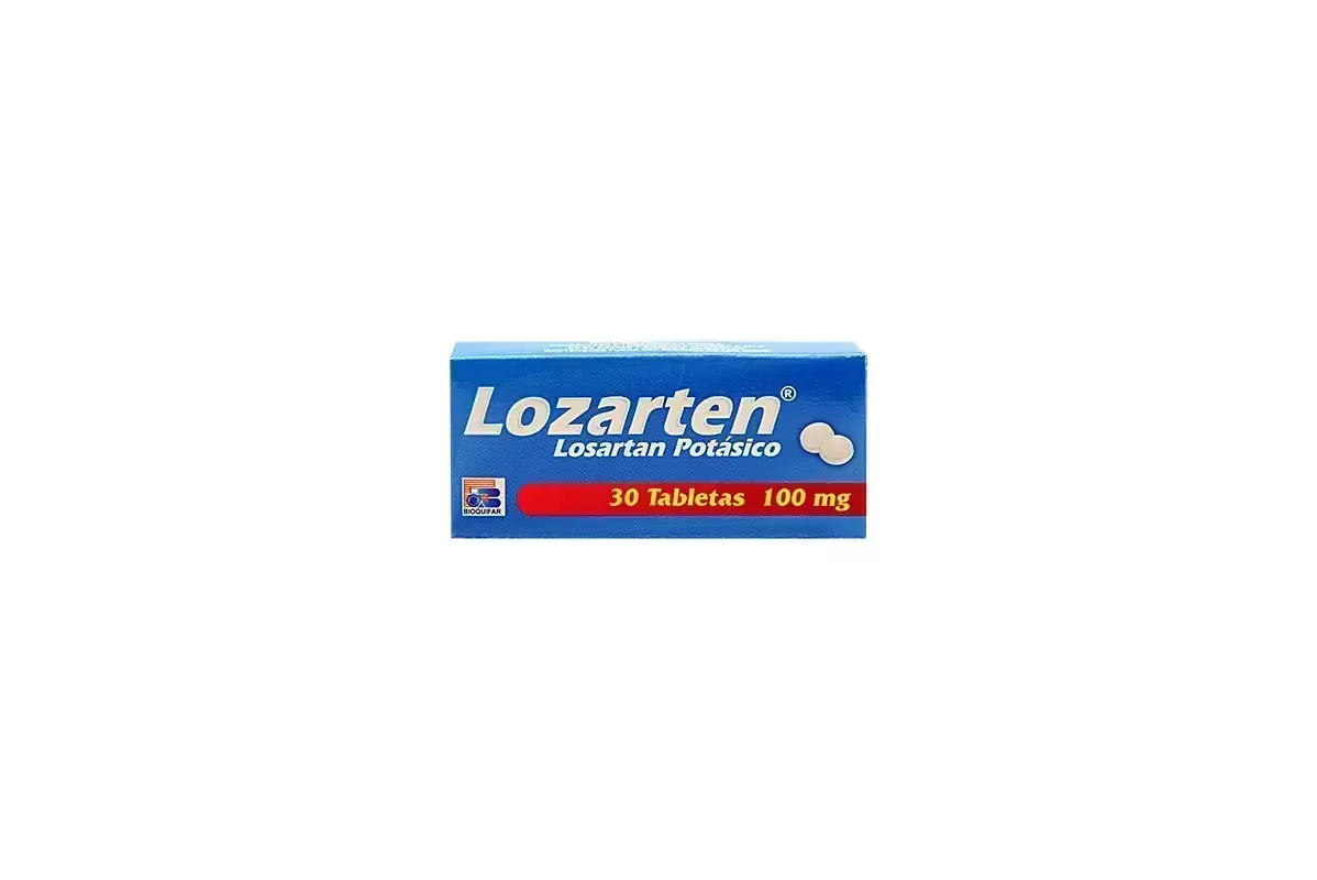 LOZARTEN 100 GR X 30 TBL