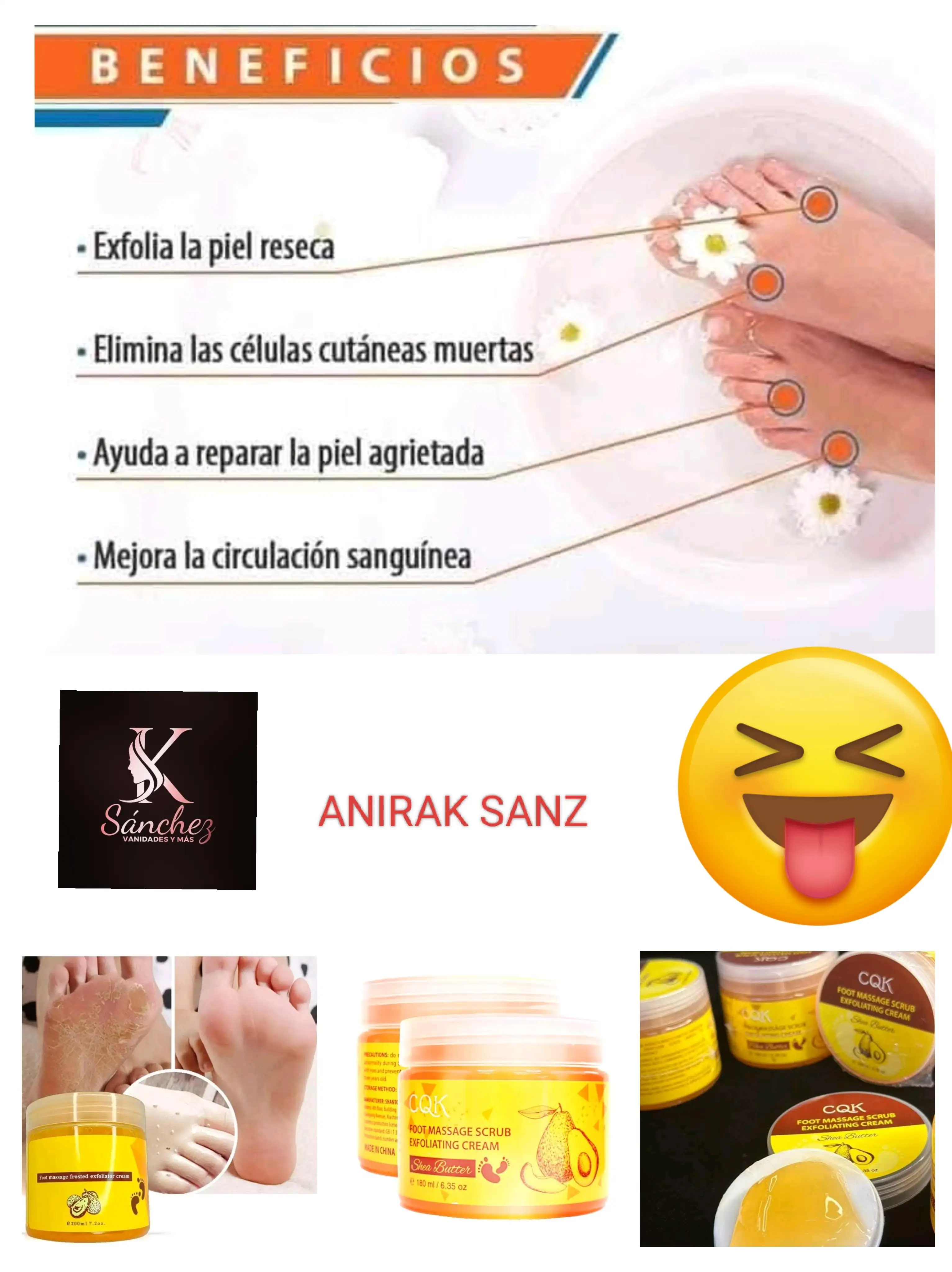 Exfoliantes CQK miel y aguacate 