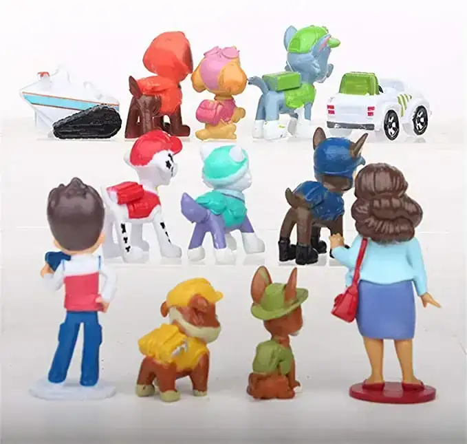 Maxi Toys Decoración para tartas de la Patrulla Canina – Juego de 12 2