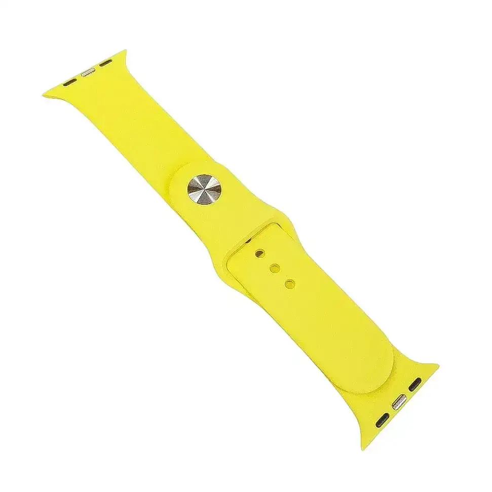 Pulso de Silicona para Smartwatch 42-44 mm Amarillo Canario 2
