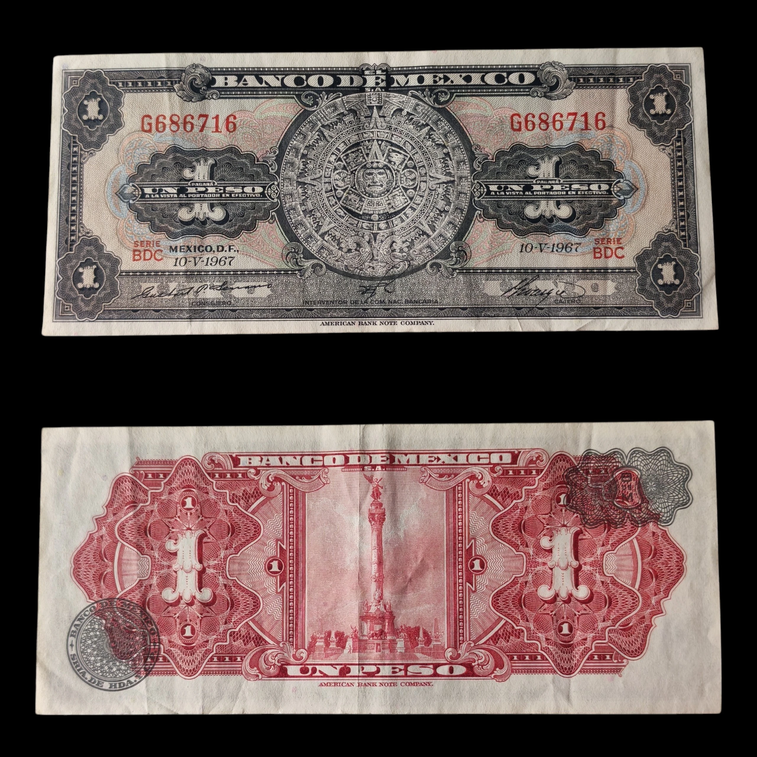 ° México 1 peso VF 