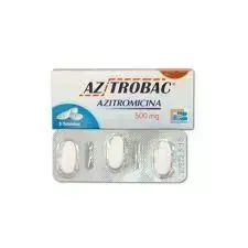 AZTROBAC 500 MG CJA X 3 TAB AZITROMICINA LABQUIFAR