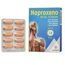 NAPROXENO 250 MG CJA X 10 CAP MEMPHIS