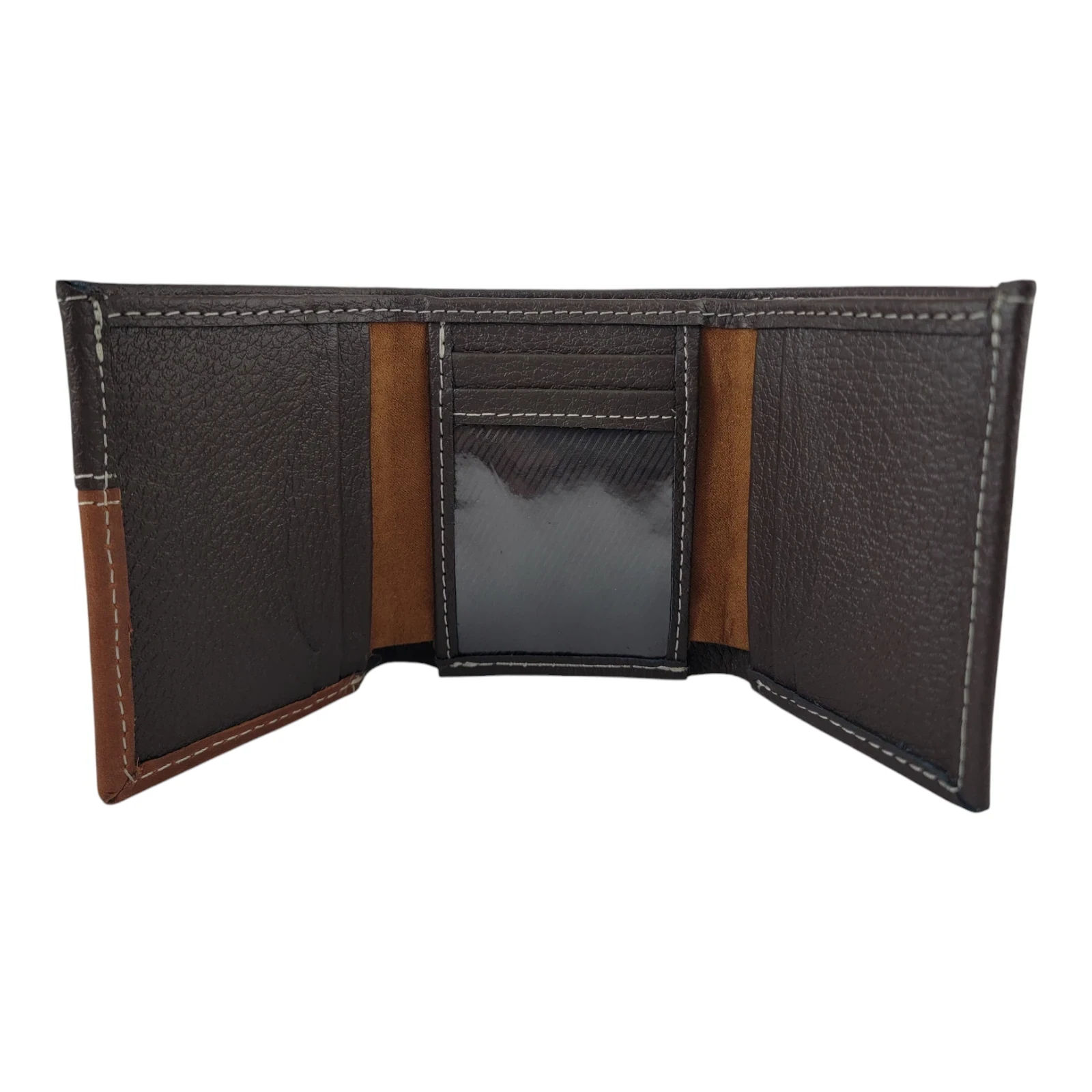 Billetera trifolio cafe croskik combinada  3
