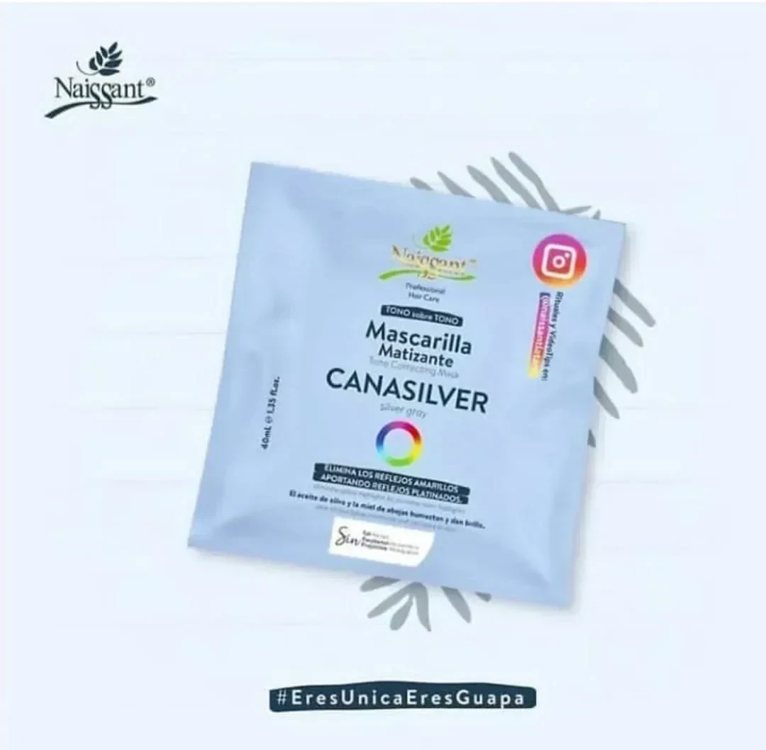 naissant mascarilla matizante sobre x40 canna silver