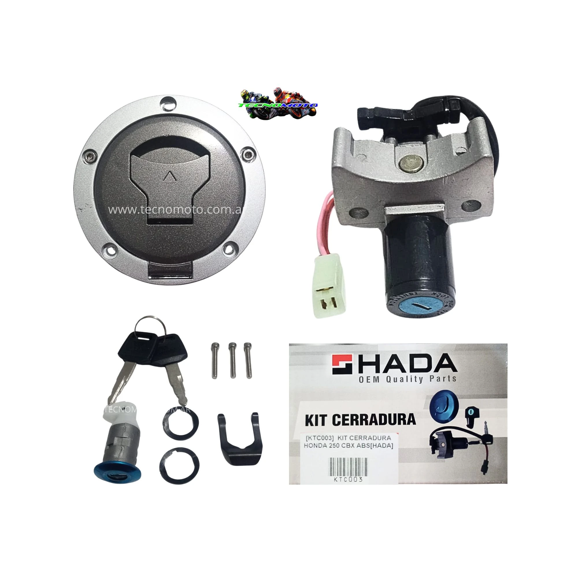 KIT CERRADURA HONDA 250 CBX ABS [HADA] -48083