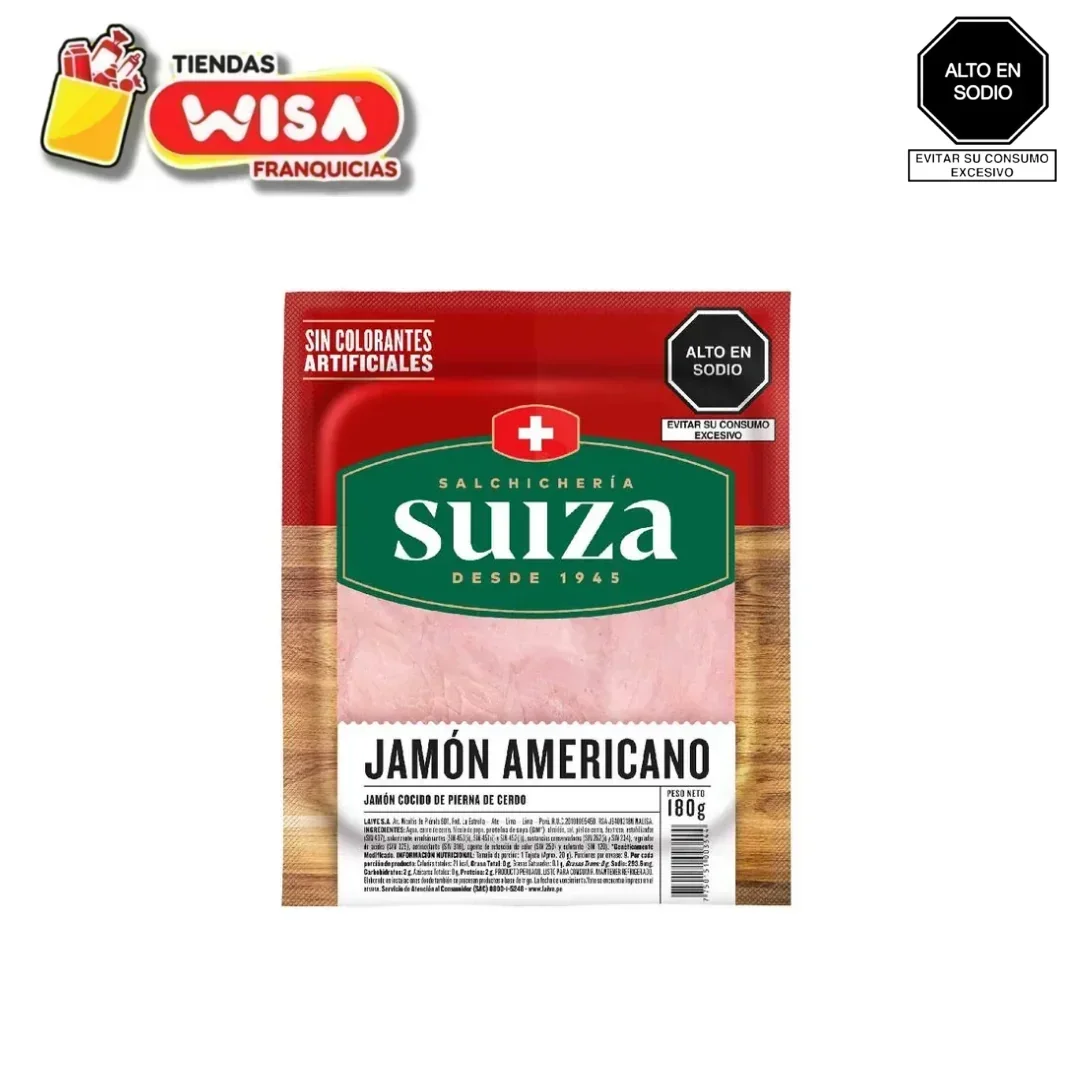 Jamón Americano Suiza