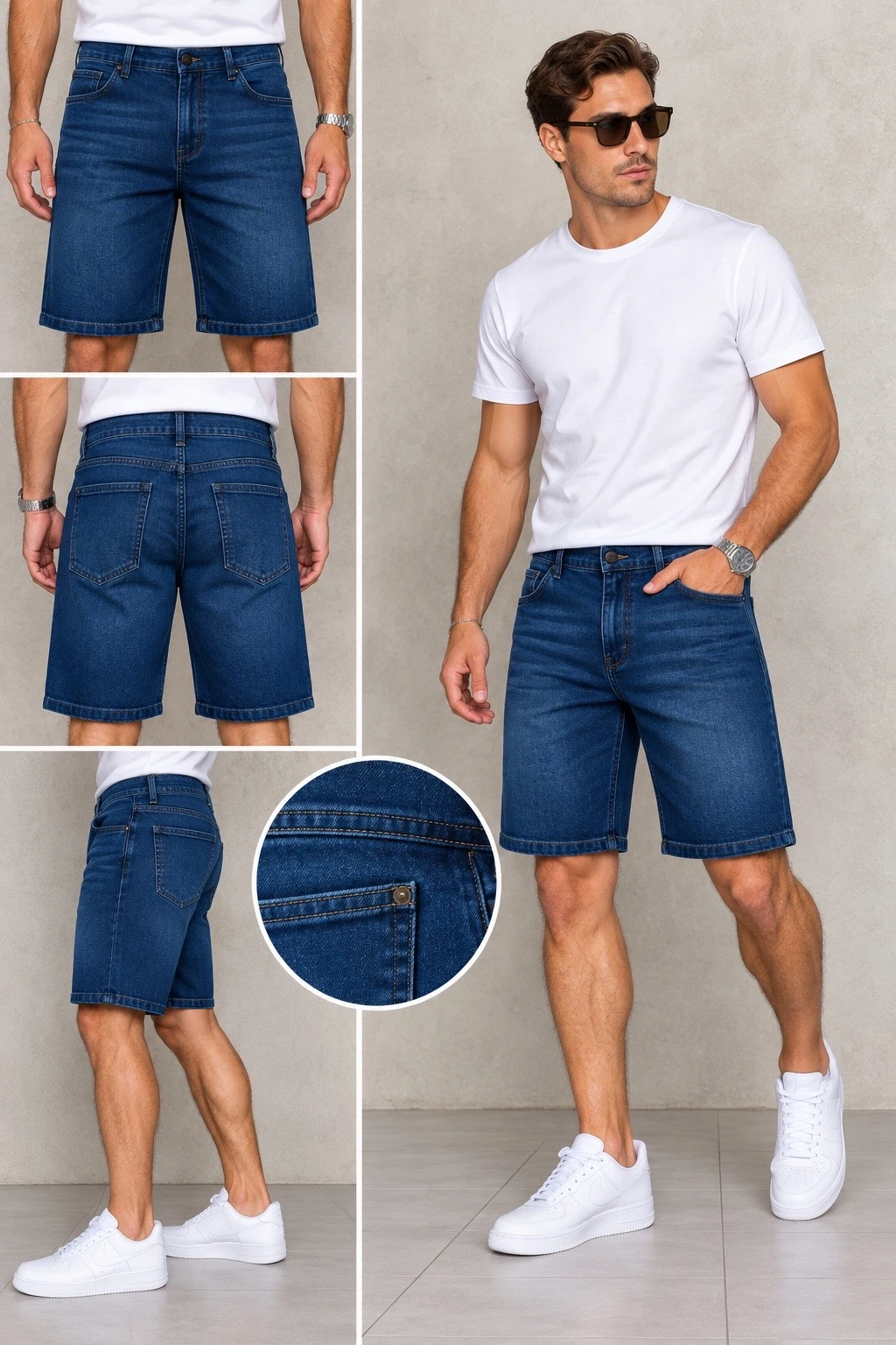 BERMUDAS JEAN SEMI 