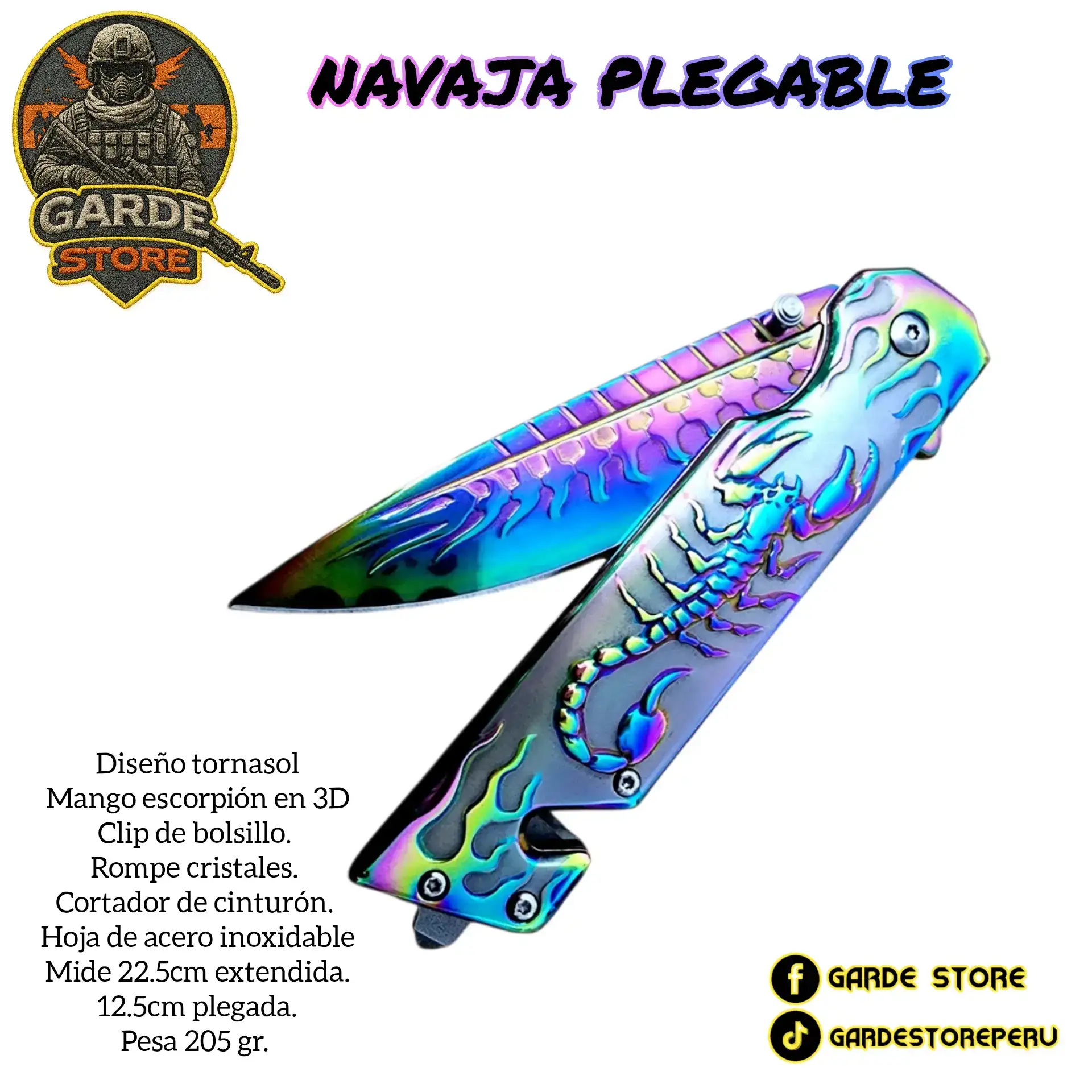 NAVAJA PLEGABLE ESCORPIÓN 