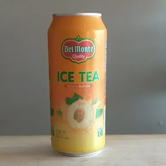 Té frío de melocotón