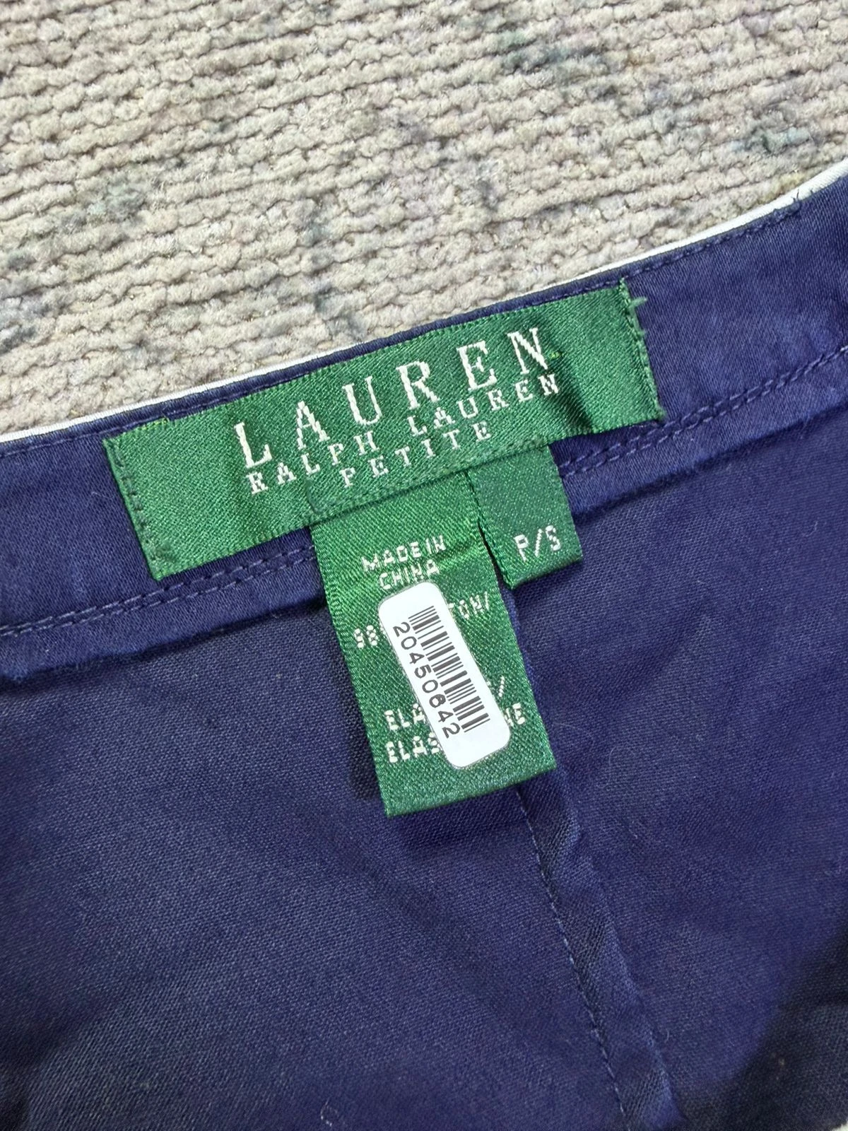 LAUREN RALPH LAUREN NAVY CONTRAST BLAZER / JACKET 6