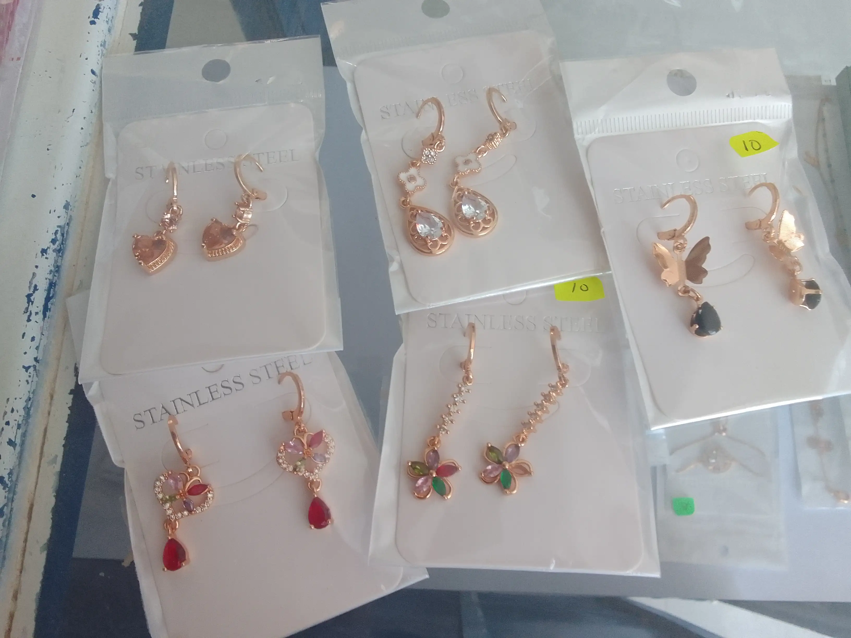 Aretes largos