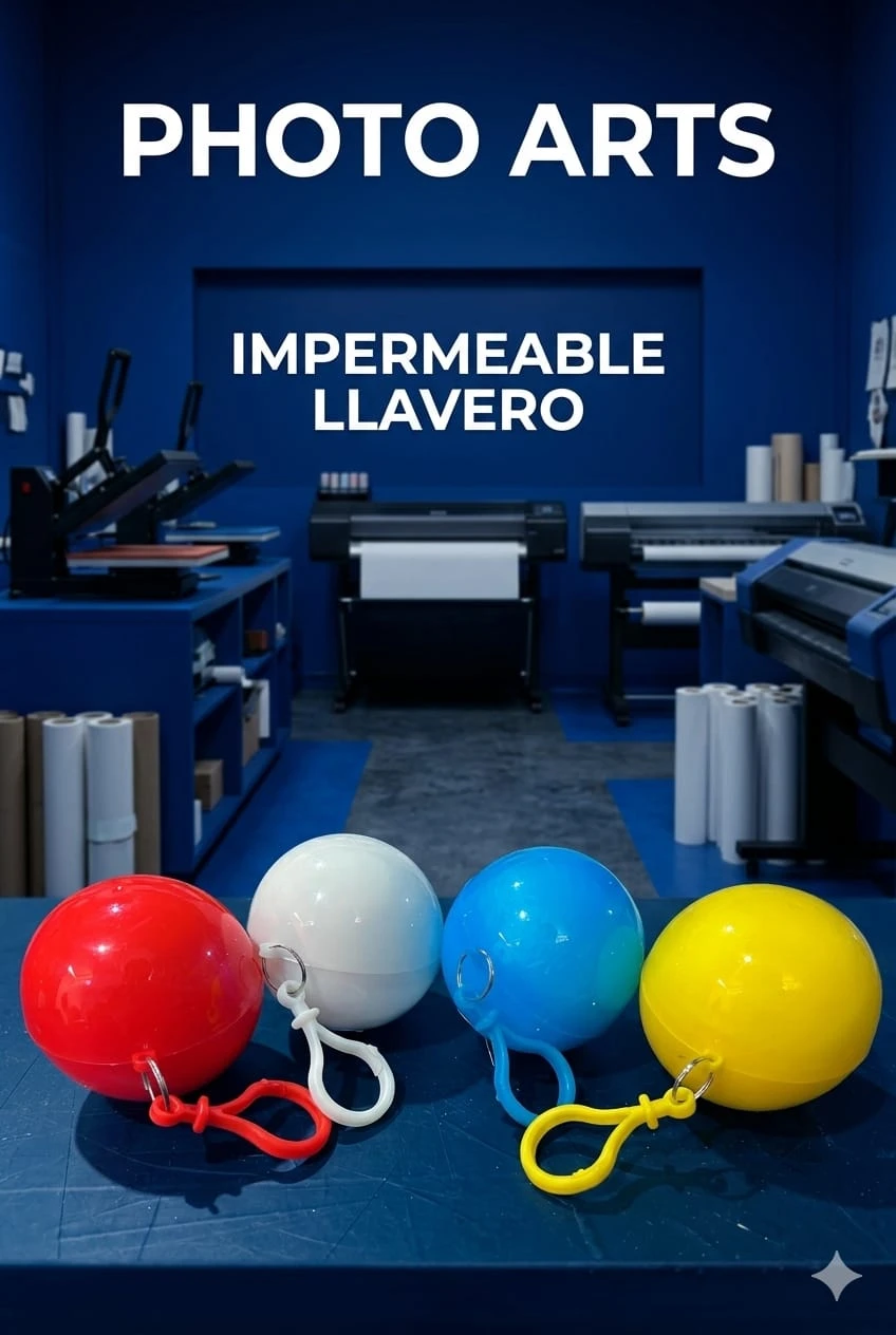 Impermeable Llavero Personalizable