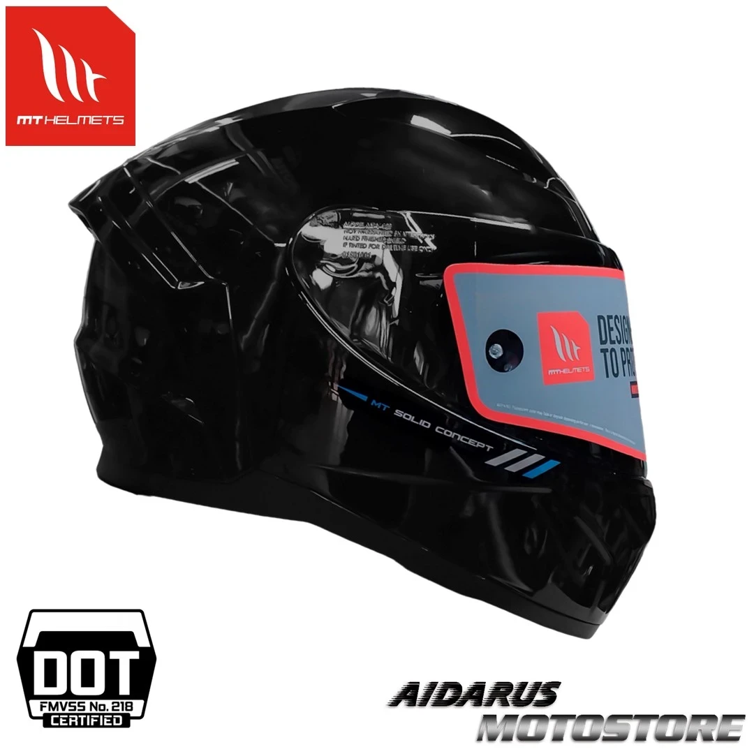 CASCO MT SEGMENT NEGRO BRILLO