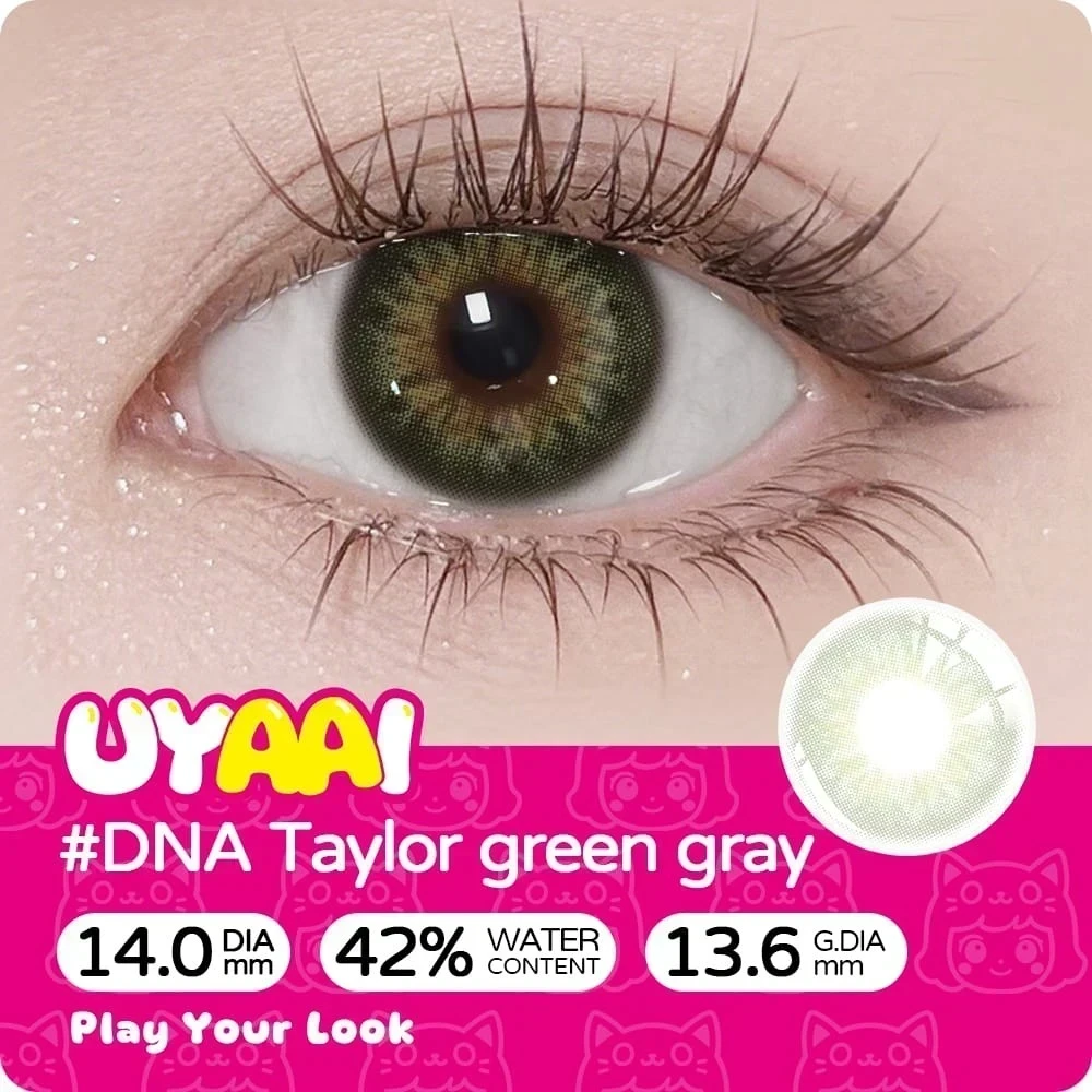 Lentes de contacto - Referencia: DNA TAYLOR / GREEN GRAY  6
