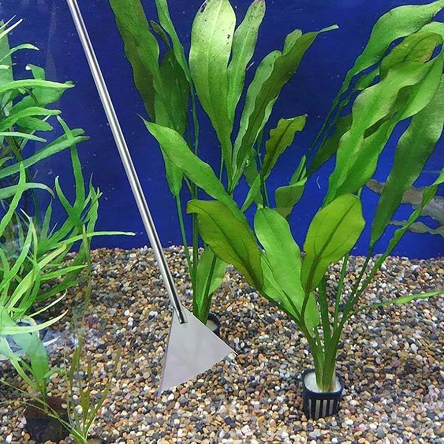 Pala Metálica Recta para Acuario 33cm PJ-102 2