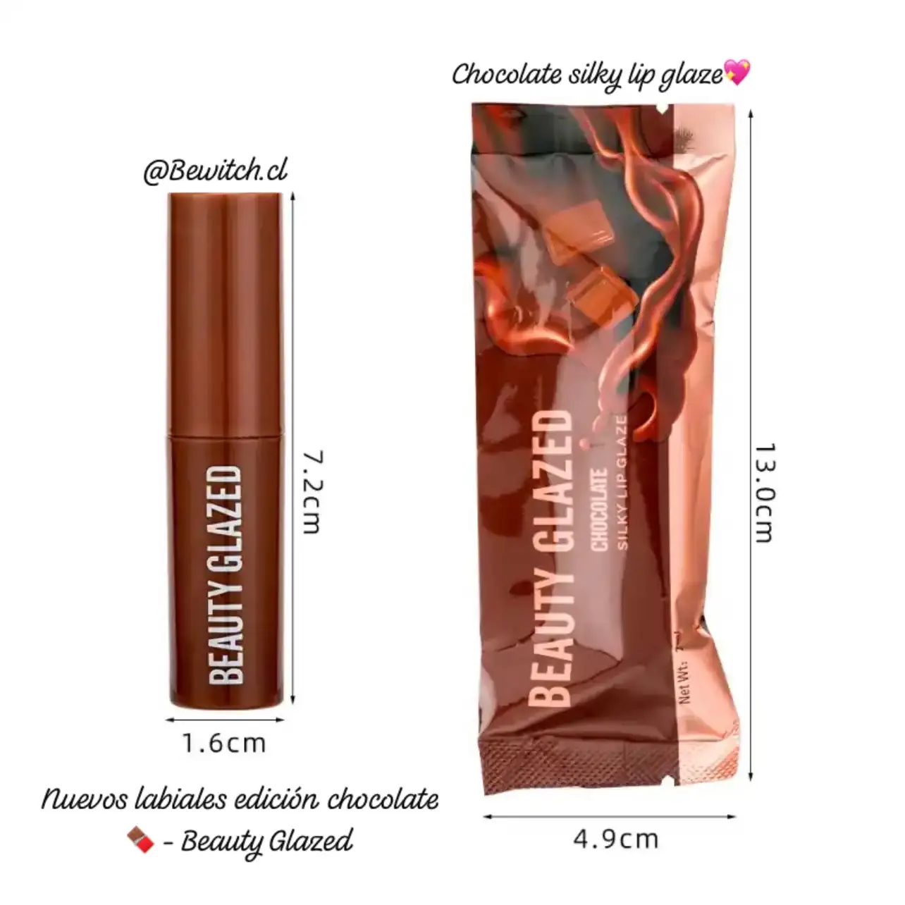Labial Chocolate 🍫 - Beauty Glazed 4