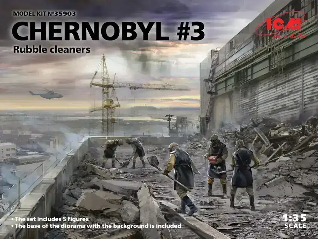 Chernobyl#3 RUBBLE CLEANERS (5 FIGURES)