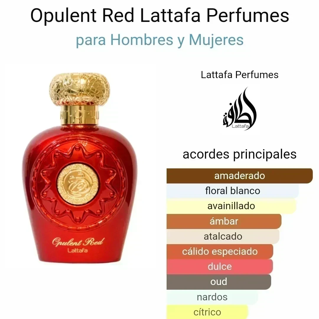 Opulent Red Lattafa Perfumes para Hombres y Mujeres 2
