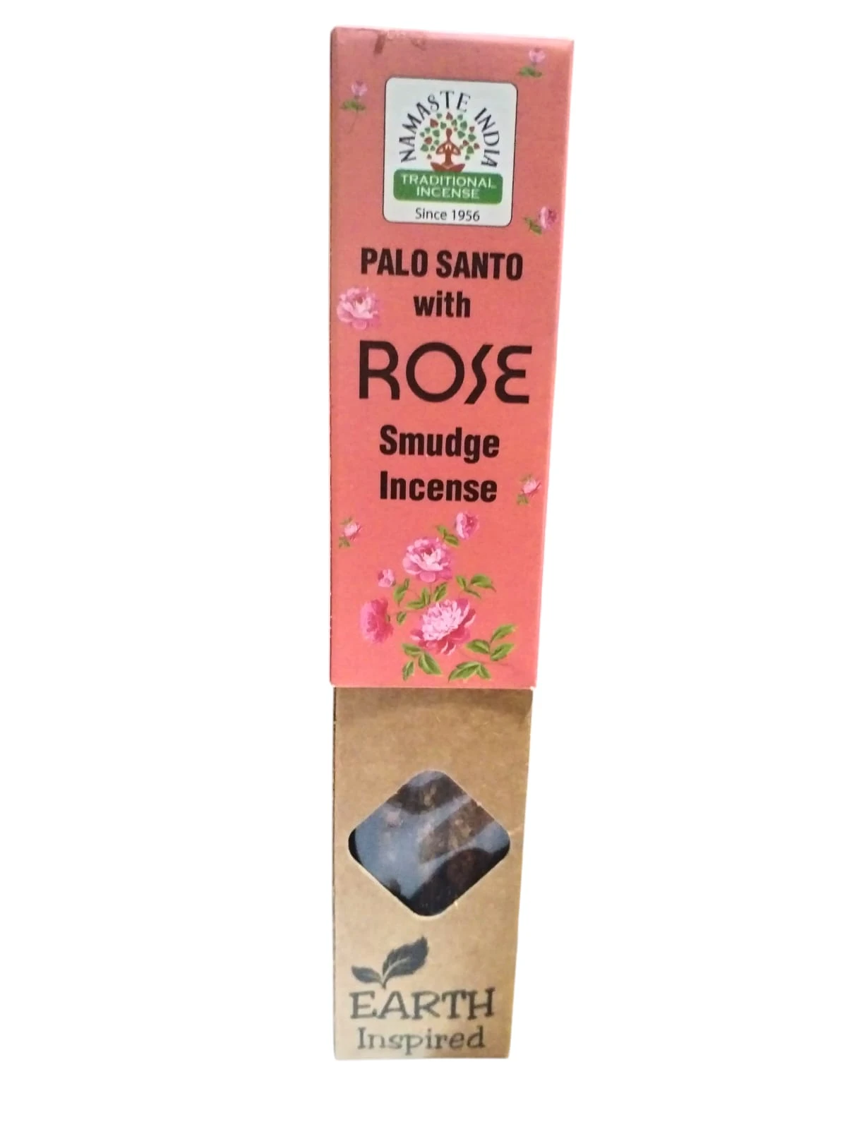 Incienso Organico Palo Santo Y Rosa Nemaste India