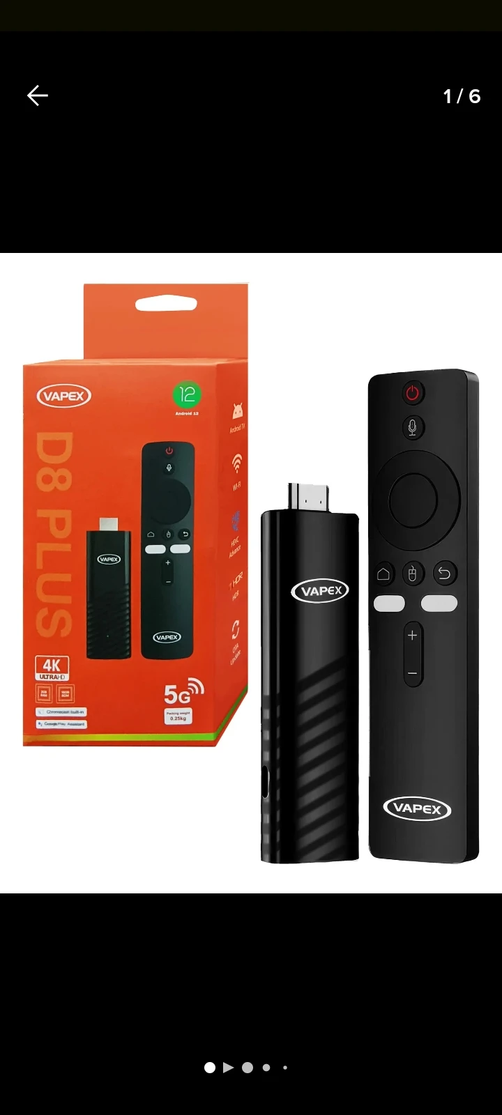 Tv stick vapex 