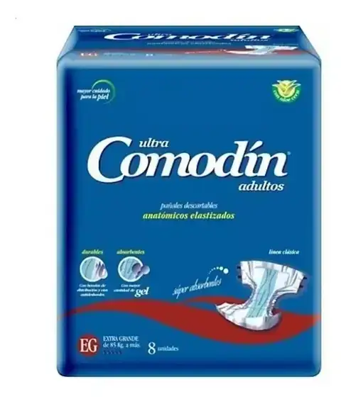 Comodín Ultra Anatómico Elastizado Extra Grande X 8 Unid