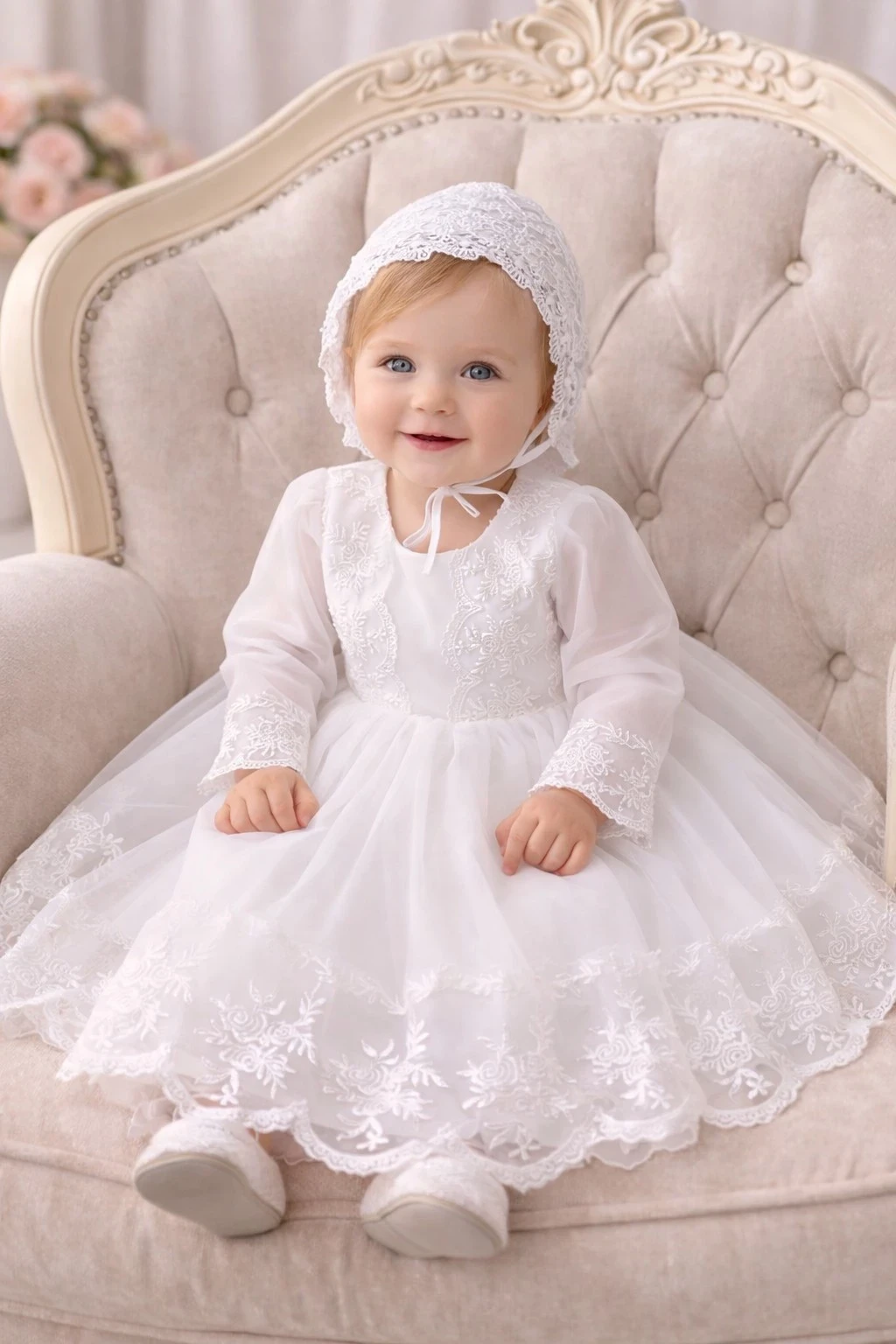 VESTIDO DE CEREMONIA CORTO BEBÉ 