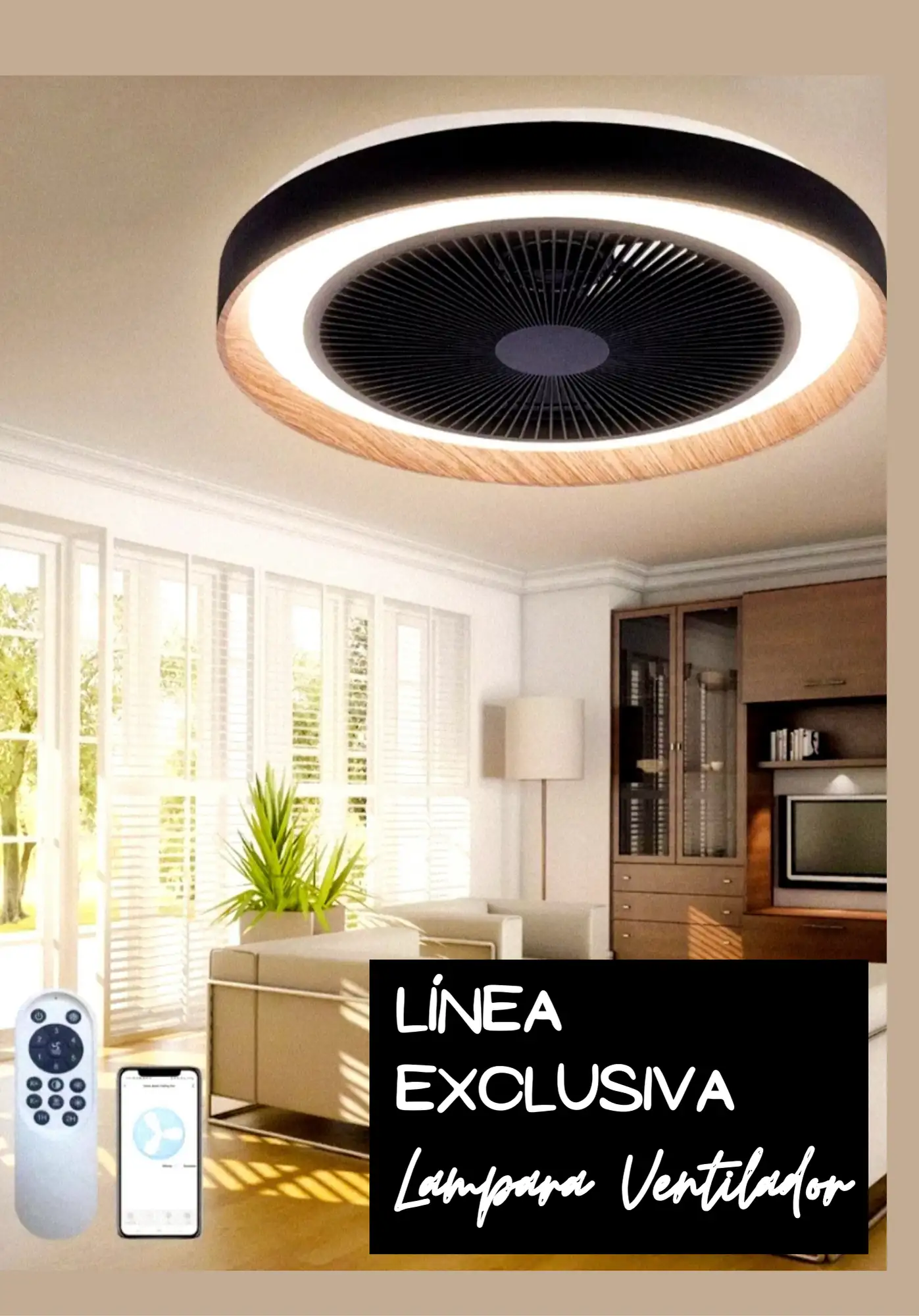Lámpara Ventilador 36w 