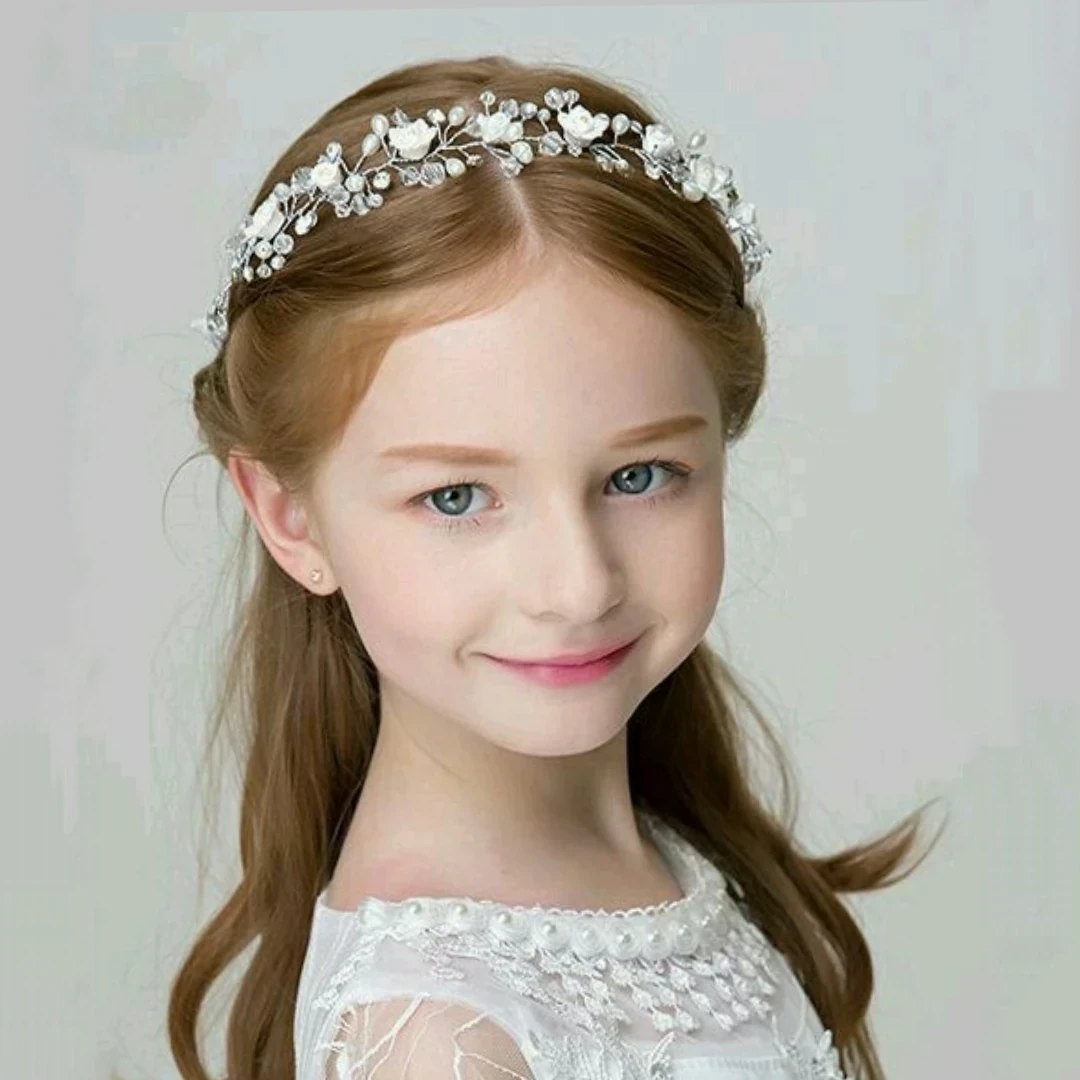TIARA DE FLORES CEREMONIA
