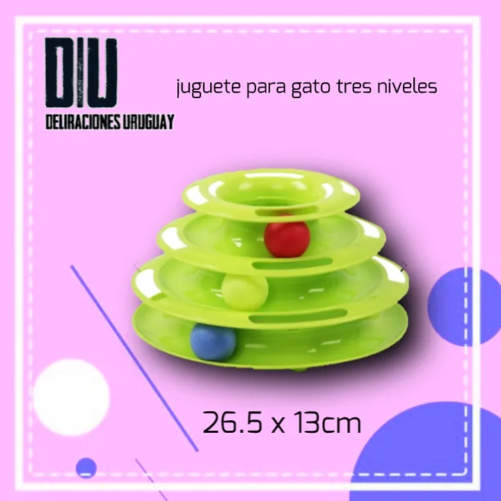 Jueguete de gato 3niveles 