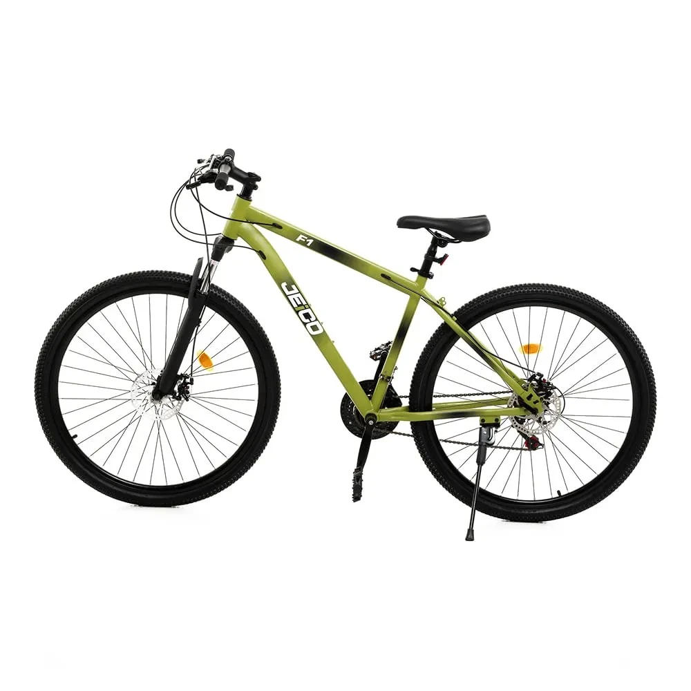 🚲BICICLETA MTB ACERO JEICO F1 VERDE MATE  2