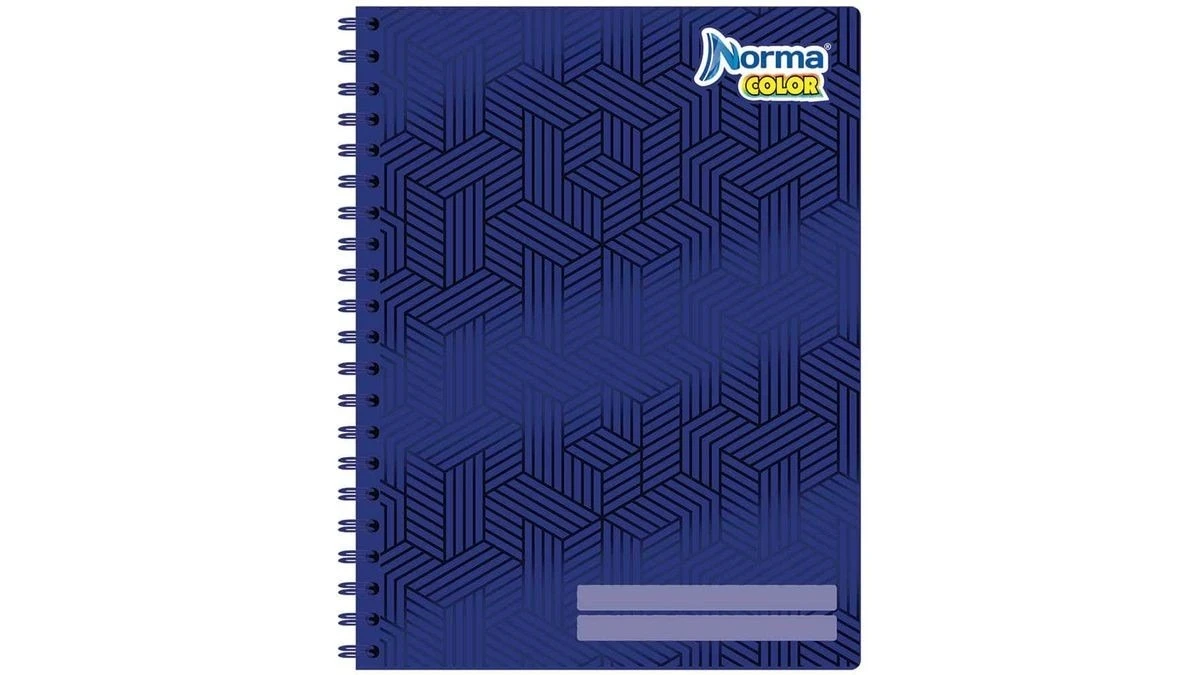 cuaderno  norma color c5 100h espiral 5